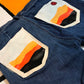 Desert Landscape Jeans Womens SIZE 28R Hand Painted Denim