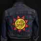 Hello Sunshine Girls MEDIUM 7-8 Hand Painted Denim Jacket