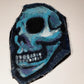 Skull Hand Painted Denim Patch