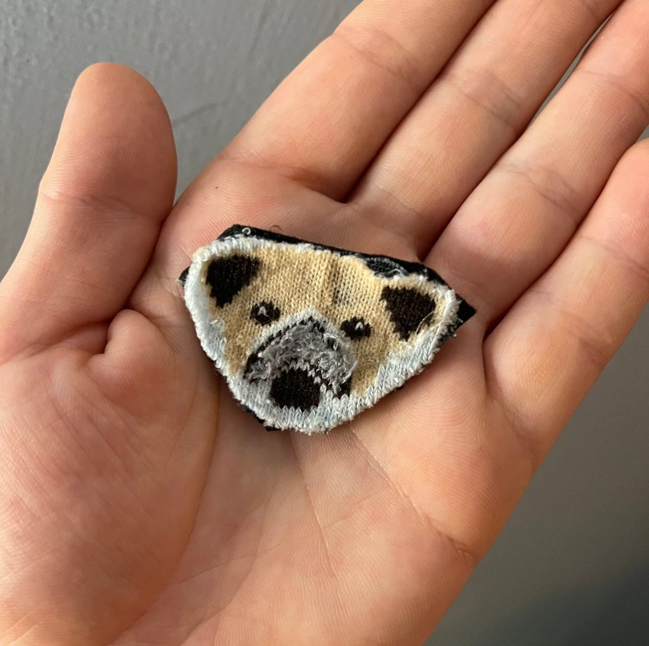 Tiny Dog Denim Patch